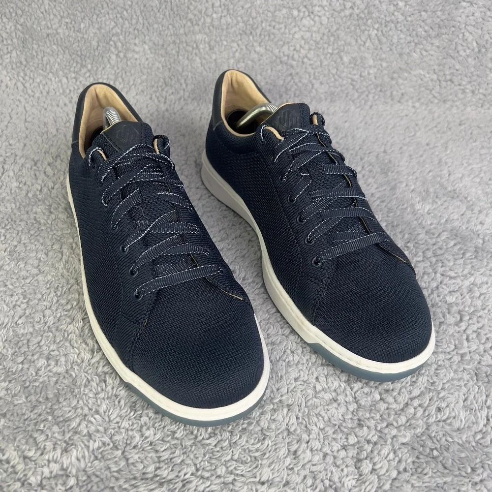Johnston & Murphy Shoes Mens 10 Blue Lace Up Low Top Casual Sneakers 59-4409